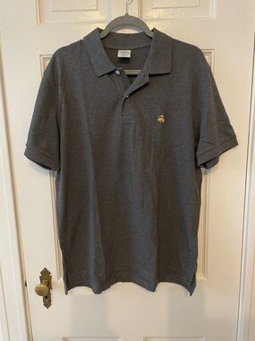 Brooks Brothers Dark Gray Slim Fit Performance Polo XL